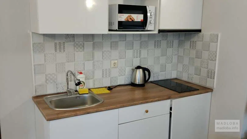 Интерьер кухни в Hotel 19