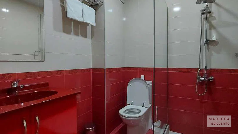 Ванная комната в Отеле