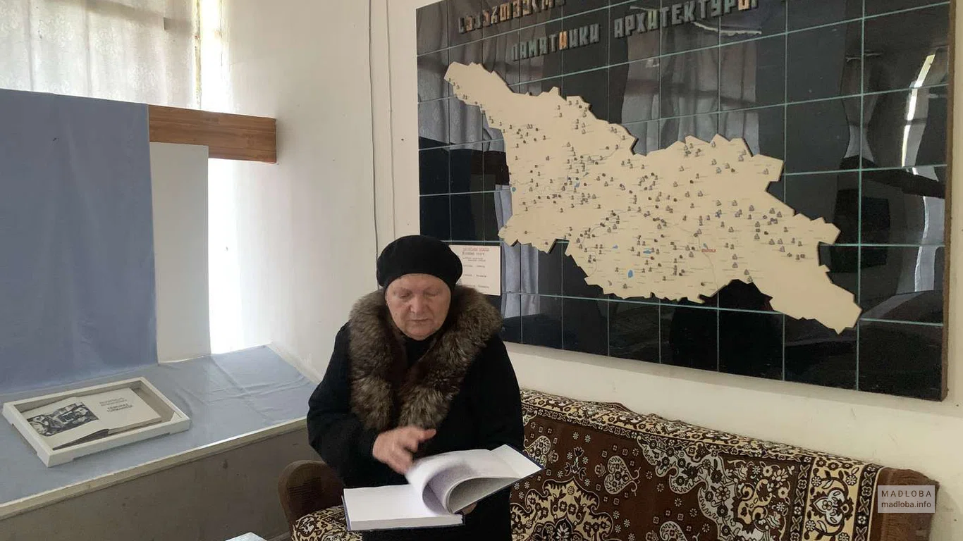 Гид в музее Георгия Ахвледиани