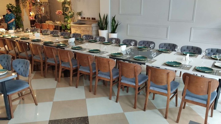 Inside restaurant