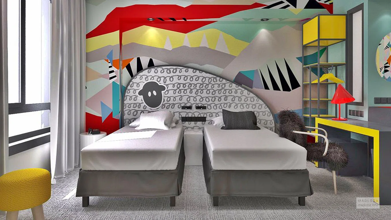 Кровати в отеле Ibis Styles Tbilisi Center