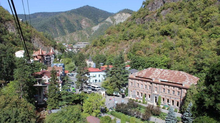 Borjomi cable car (lower station)