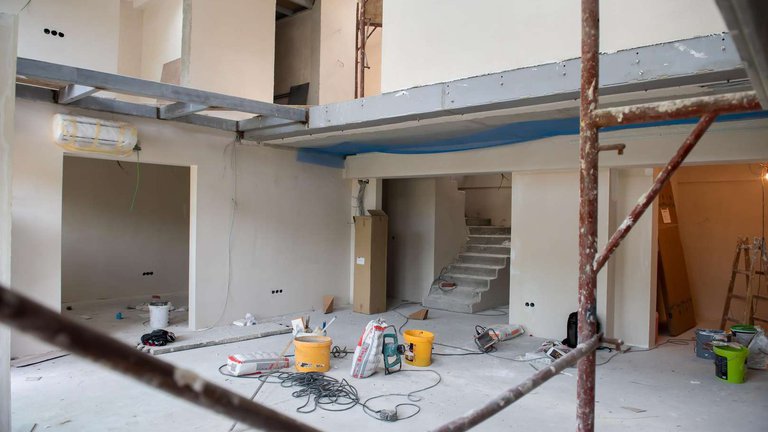 Major renovation of a house in Kutaisi