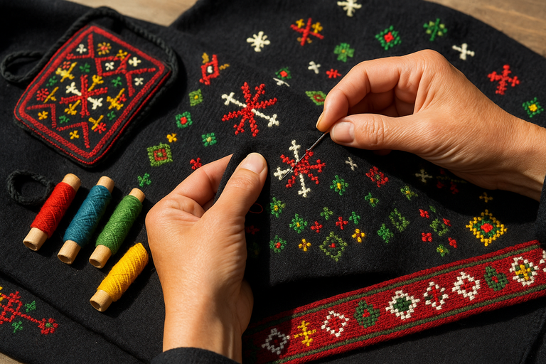🧵 Khevsurian embroidery - cultural heritage of mountainous Georgia