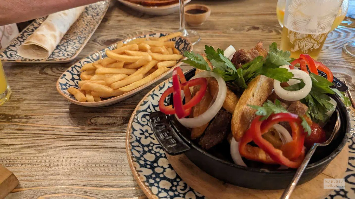 Мясо с овощами