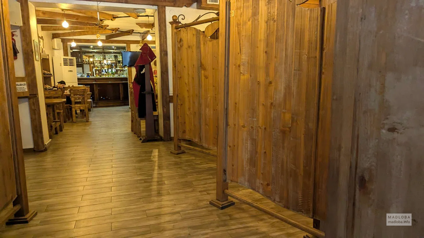 Отдельные зоны в ресторане Кизики в Батуми