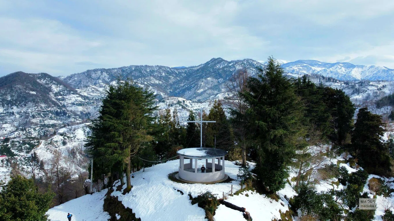 Mamuka Fortress in winter