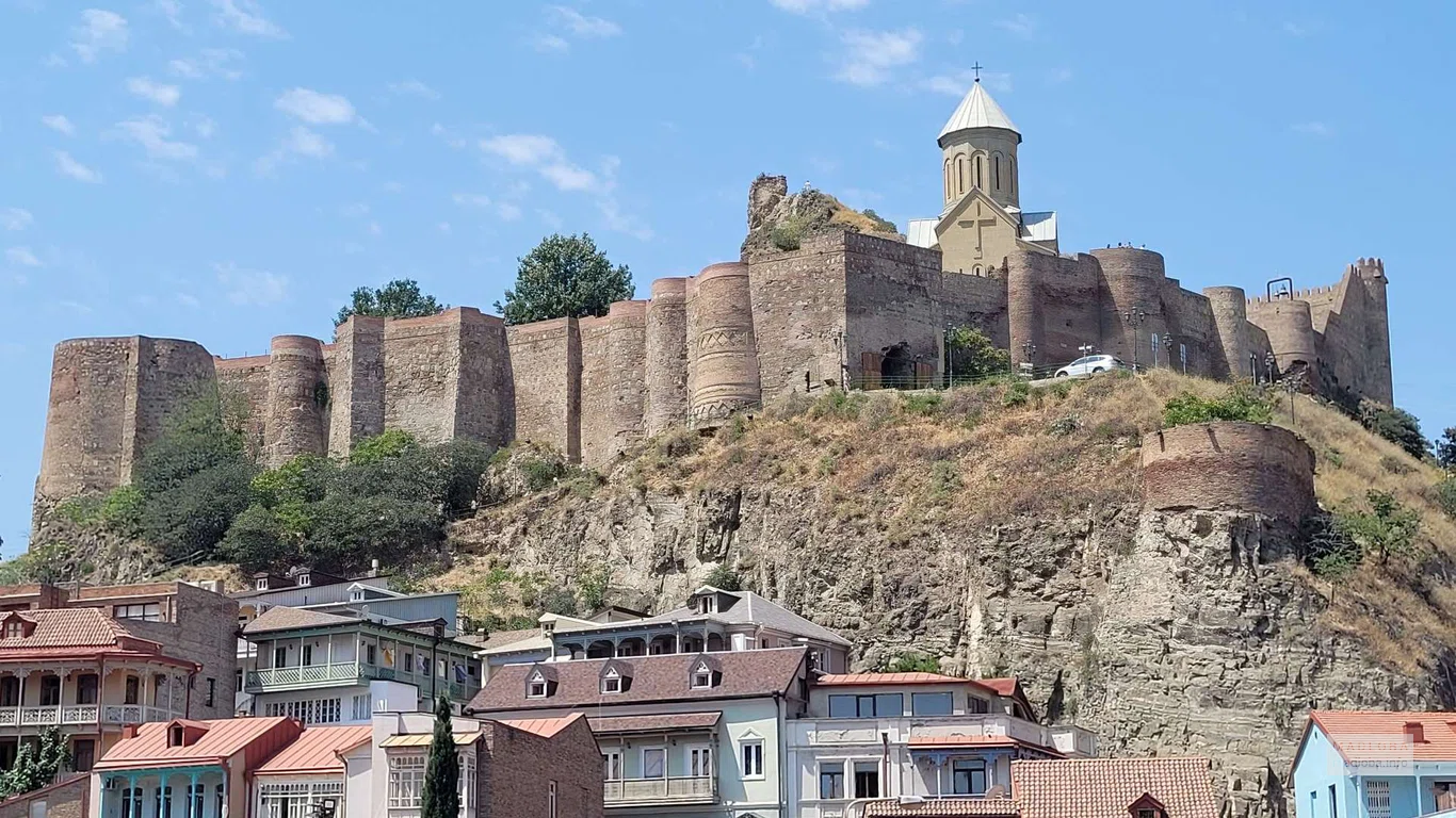 View of the Narikala Fortress
