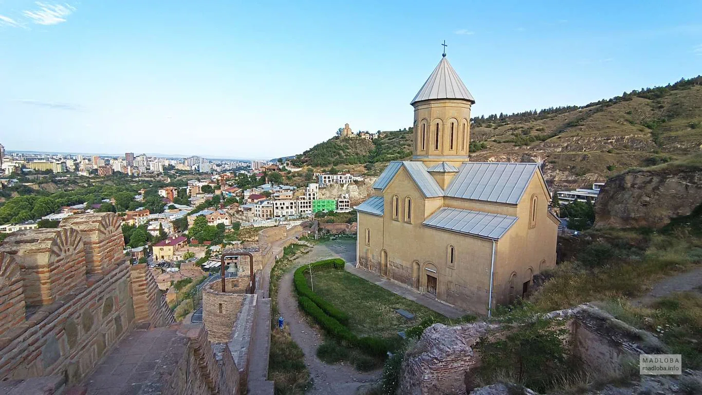 View of the Narikala Fortress