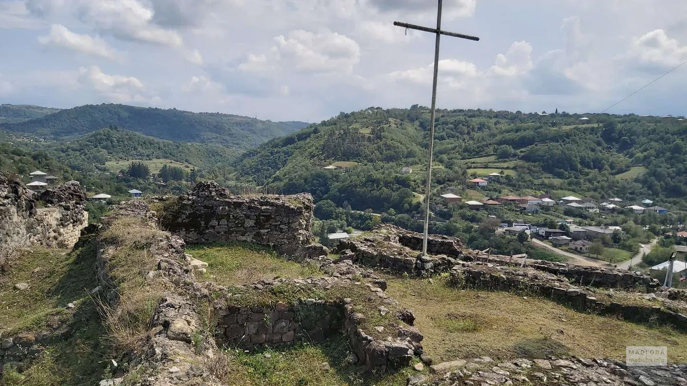 The territory of Shorapani fortress
