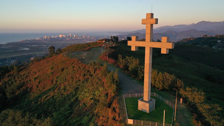 Cross Gonio near the Georgian-Turkish border