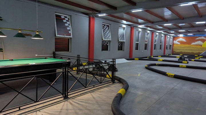 Indoor karting in the shopping center "Batumi Mall"