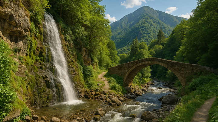 🗺️One-day route from Batumi: picturesque trails, waterfalls and secret locations