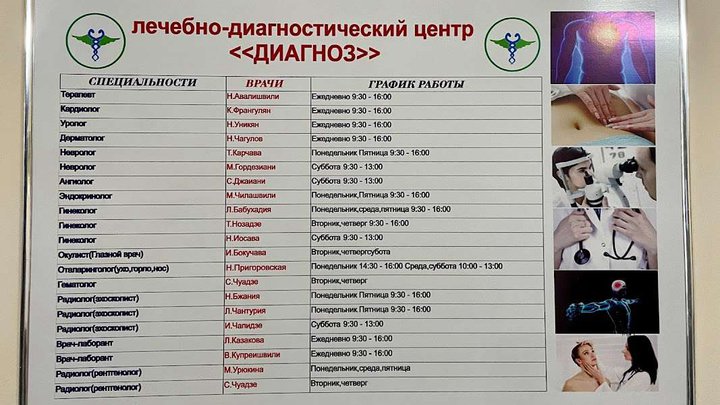 დიაგნოსტიკის ჯანმრთელობის კლინიკა