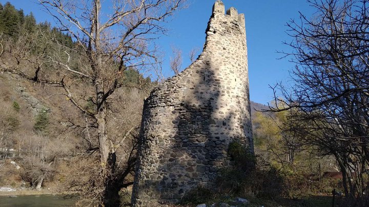 Akhaldaba bridge abutment