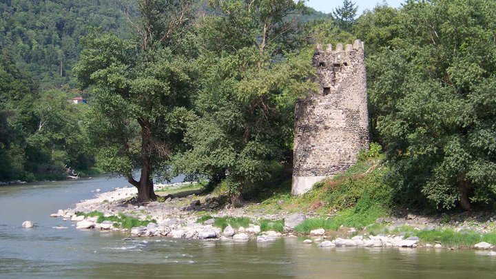 Akhaldaba bridge abutment