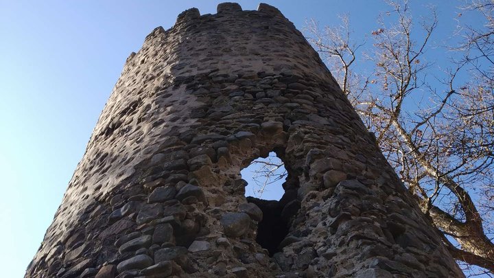 Akhaldaba bridge abutment