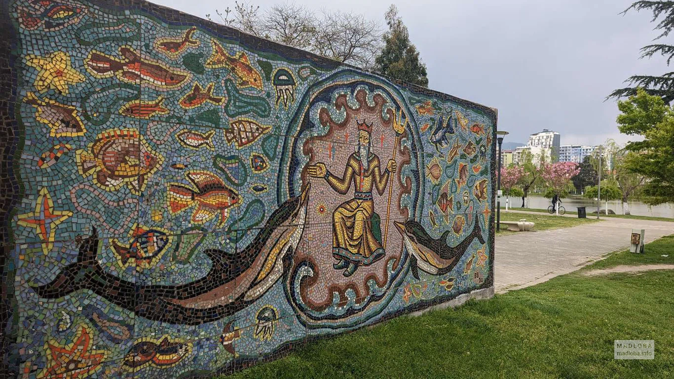Mosaic with Dolphins