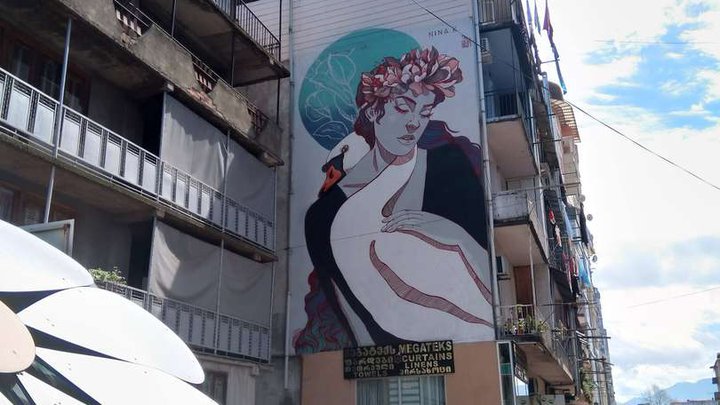 NIKO Street Art: Nina Khurtsilava Mural