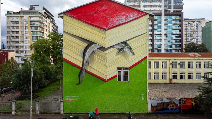 European Sturgeon Mural