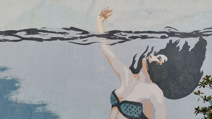 Mural "Sea selfie"