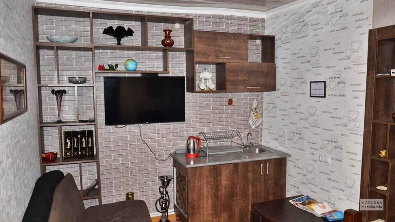 Кухня в Nano Guest House в Грузии