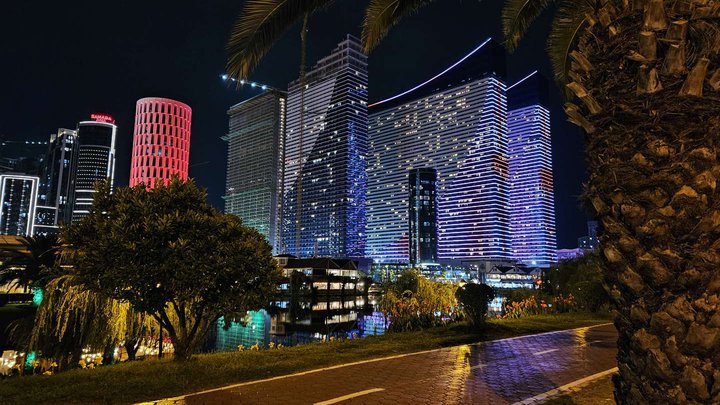 Twin skyscrapers
