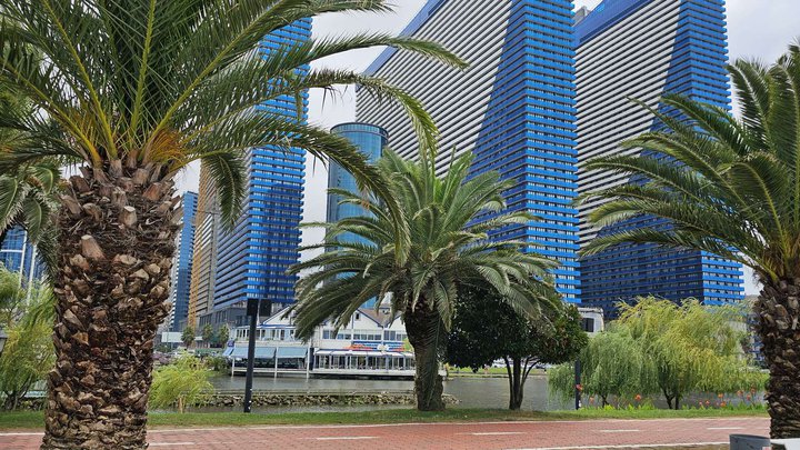 Twin skyscrapers