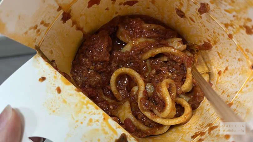 Блюдо из меню кафе N'occo Pasta