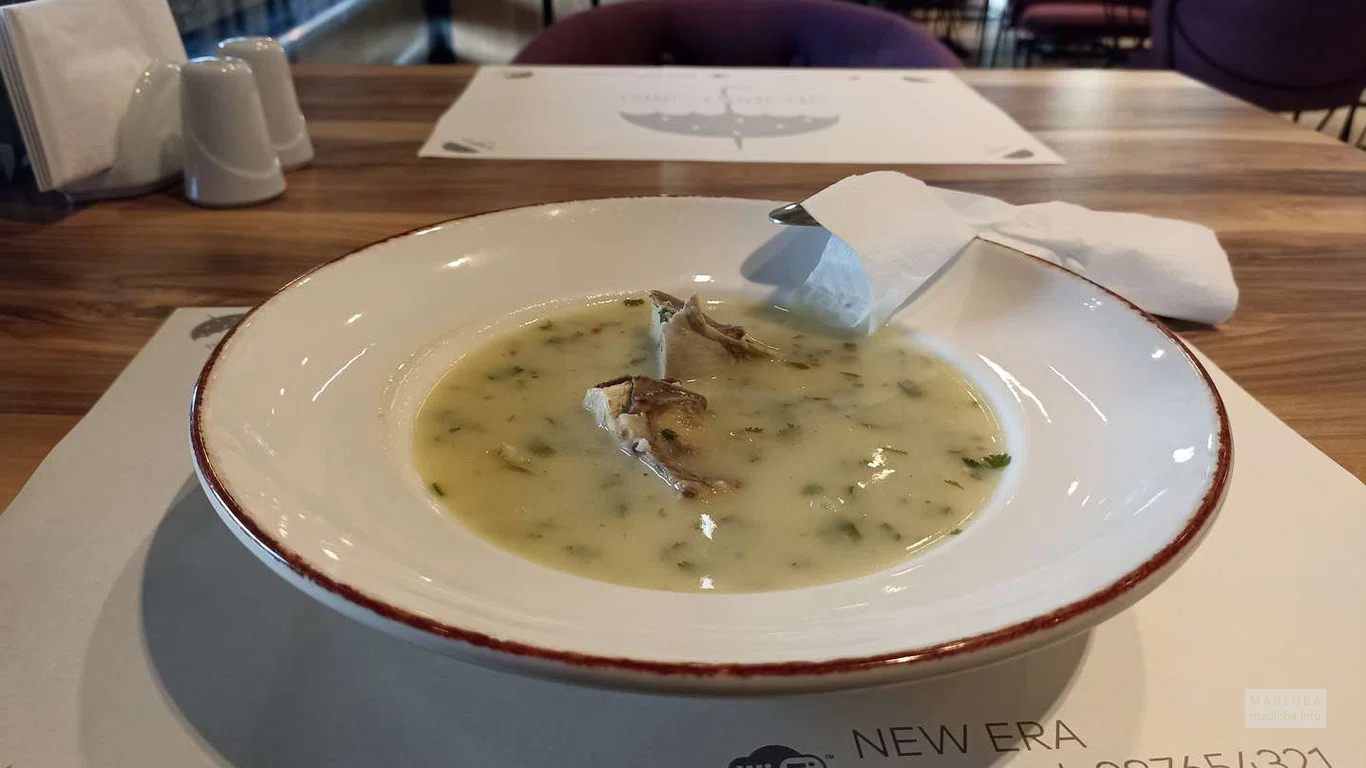 Сливочный суп с курицей