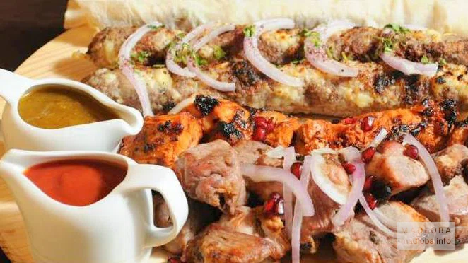 Блюдо из мяса в ресторане