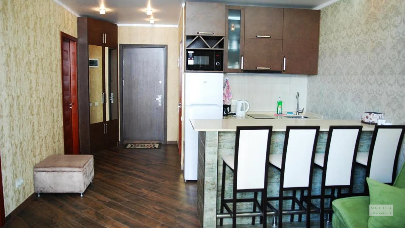 The interior of the ORBI Sea Tower Hotel room