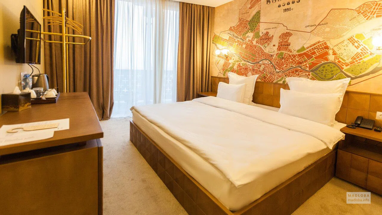 Спальня в номере Amante Narikala Hotel