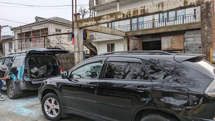 Car painting works (Varshanidze St.)