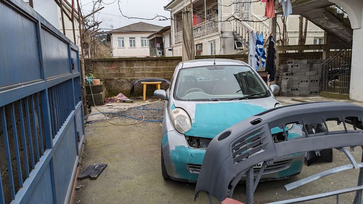 Car painting works (Varshanidze St.)