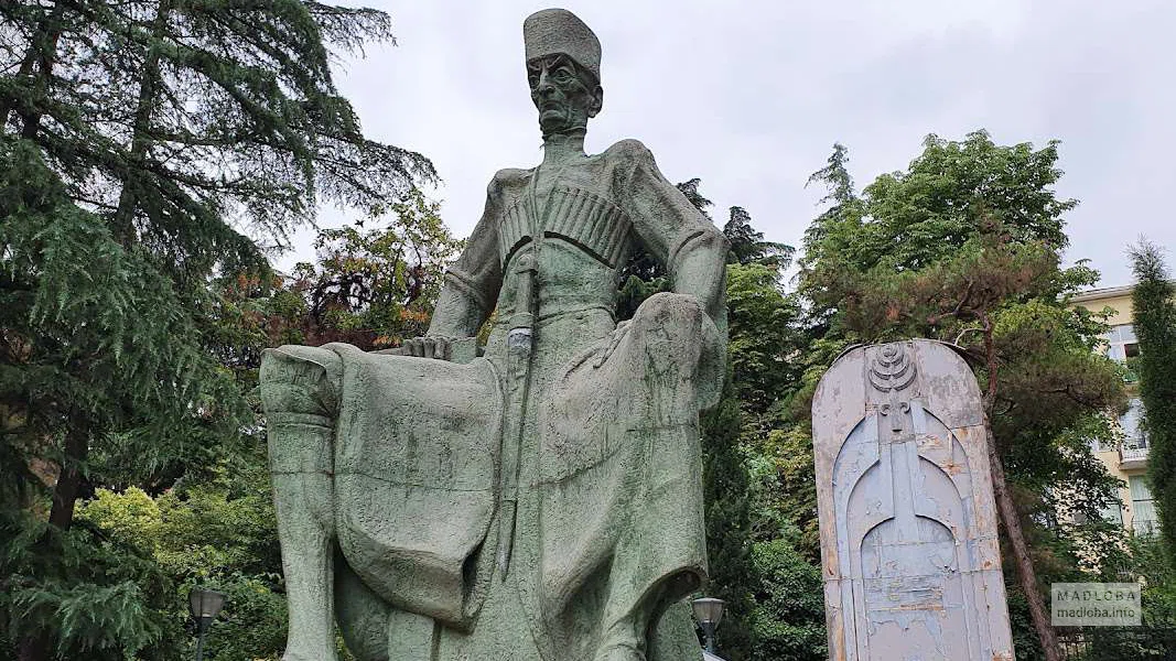 Monument to Konstantin Gamsakhurdia in Tbilisi