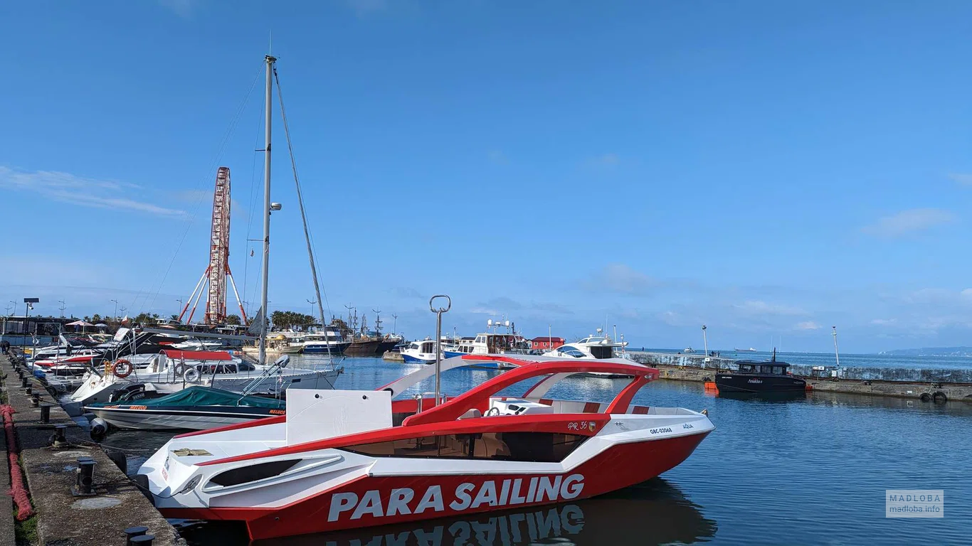 скоростной катер Para Sailing / полетать на парашюте