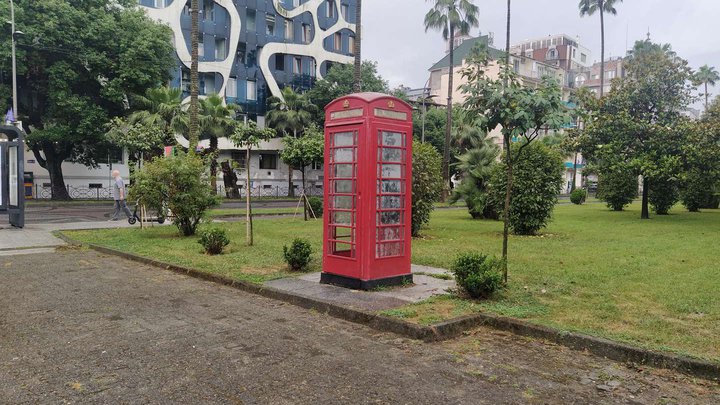 Park near the Church of Saint Barbara