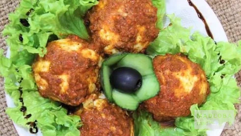 Блюдо из мяса в кафе