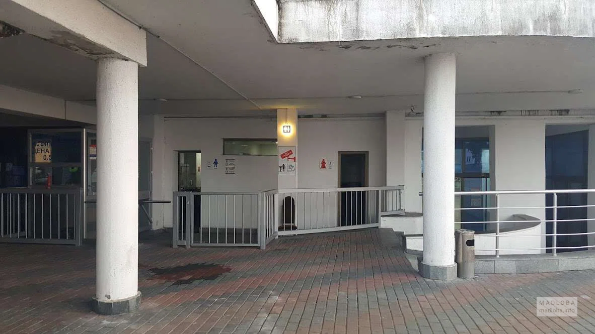 Paid toilet at the railway station