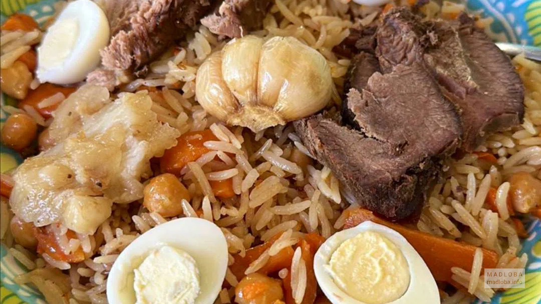 Плов в меню ресторана