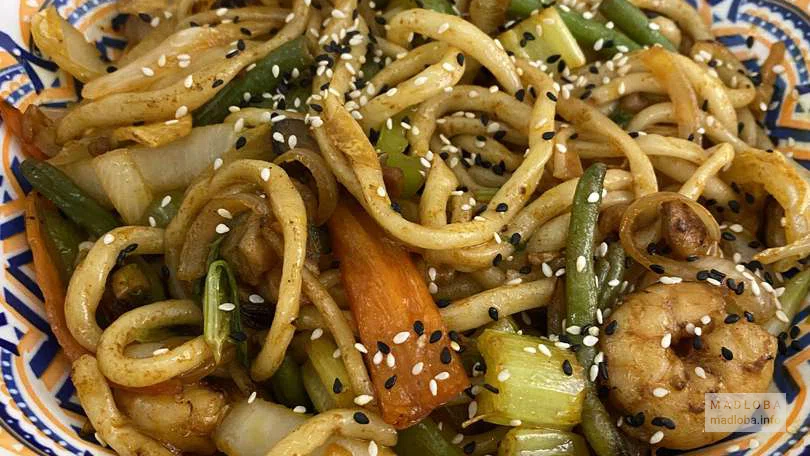 Лагман в меню ресторана Plov Lagman