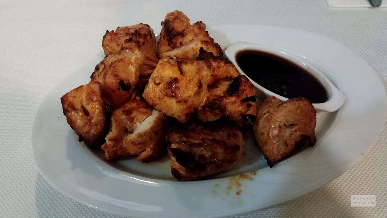 Мясо курицы на мангале