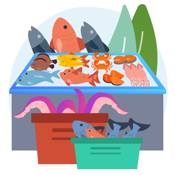 Fish farms