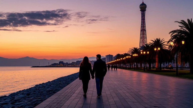 🌊 How to spend the perfect day in Batumi 2025 for two – walks, dinner, and sunset by the sea 🌇