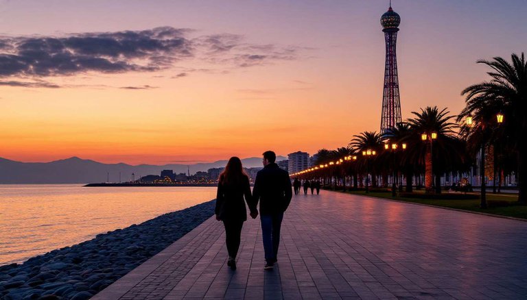 🌊 How to spend the perfect day in Batumi 2025 for two – walks, dinner, and sunset by the sea 🌇