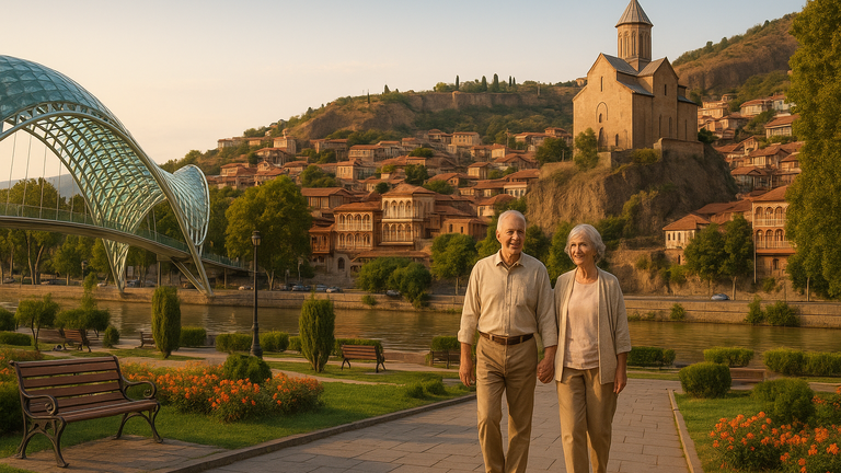 👵 Tbilisi in 1 day for senior travelers 2025 - calm and beautiful👴