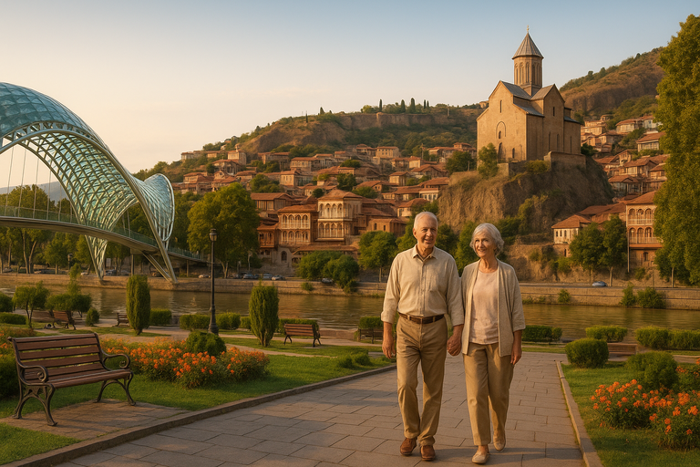 👵 Tbilisi in 1 day for senior travelers 2025 - calm and beautiful👴
