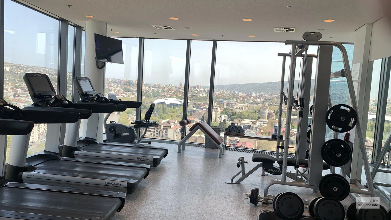 Тренажерный зал в Radisson Blu Iveria Hotel, Tbilisi City Centre