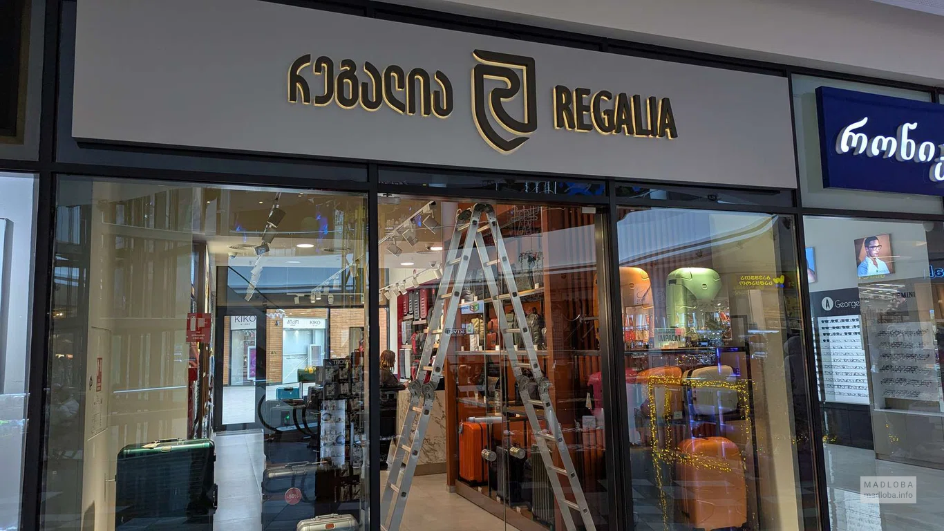 Магазин Regalia в Тбилиси – чемоданы, дорожные сумки, аксессуары для путешествий